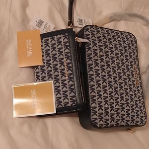 New with tags Michael Kors Crossbody and Wristlet